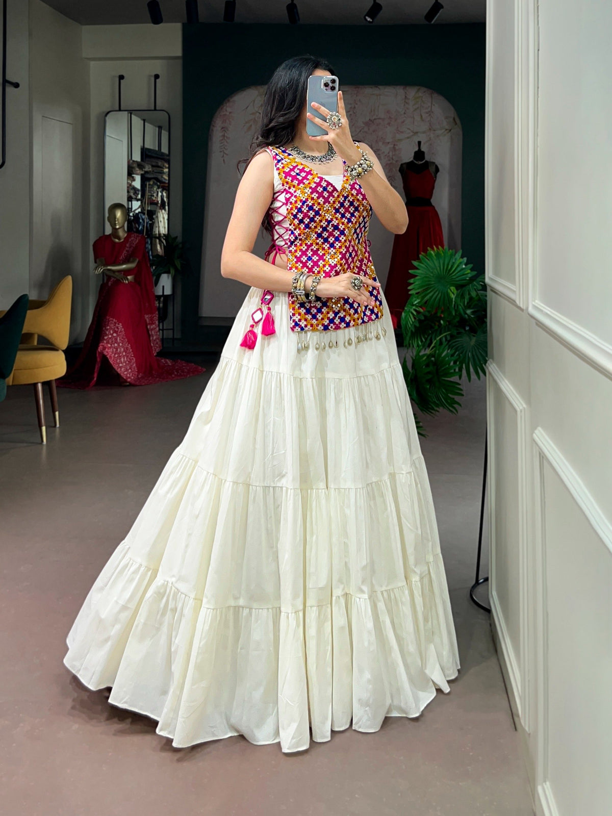 Ready-to-Wear Navratri Raas Rang Gamthi Lehenga Choli