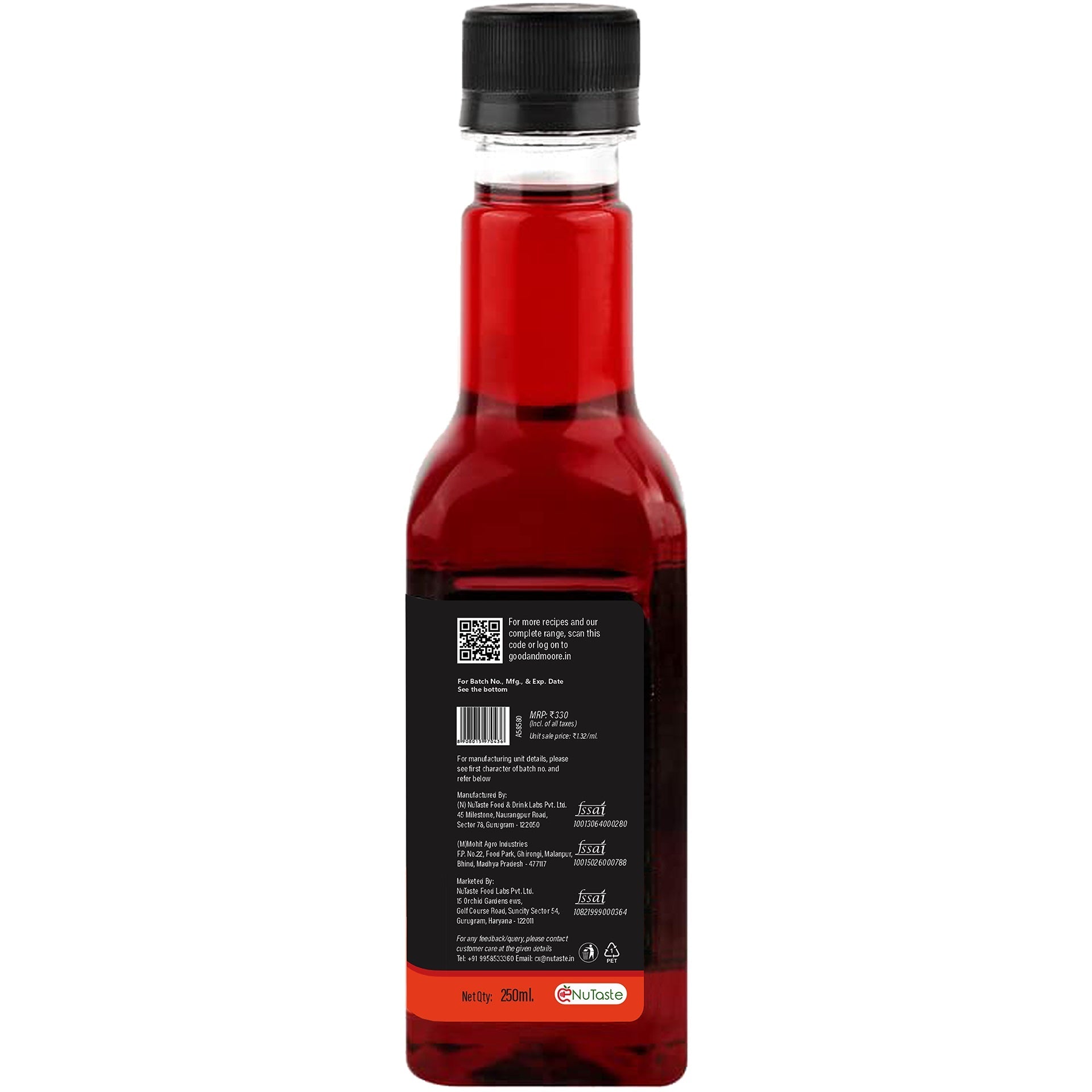 Good & Moore  Red Velvet Syrup | 250 ML