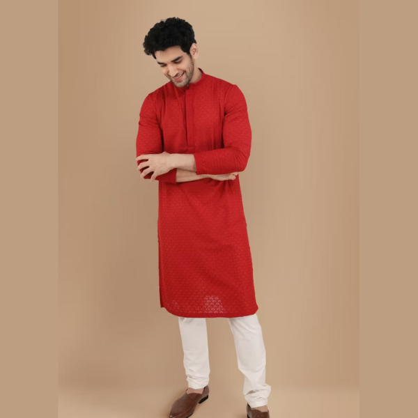 Manyawar Chikankari Kurta Set