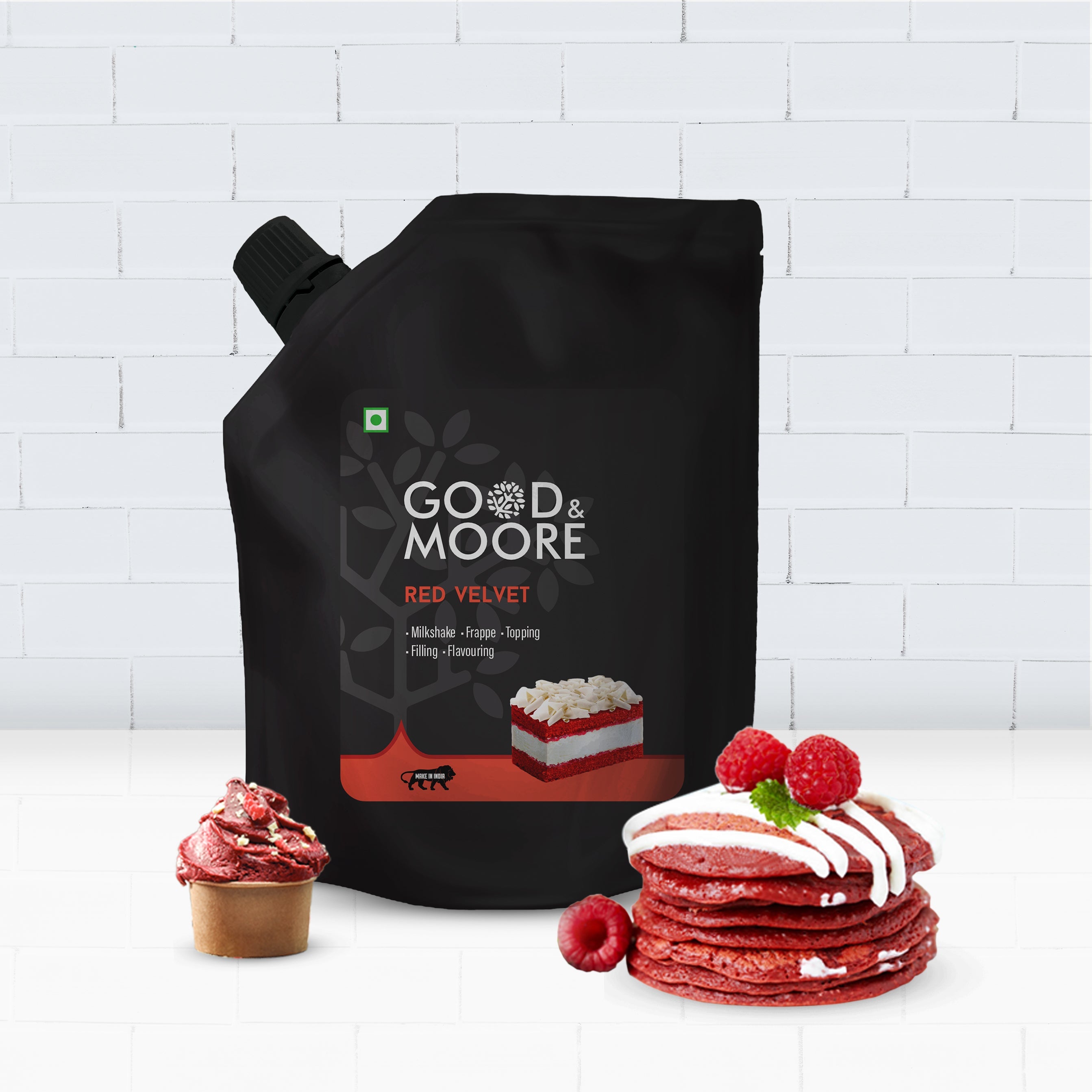 Good & Moore  Red Velvet Sauce with Cream Cheese Flavor | 200ml