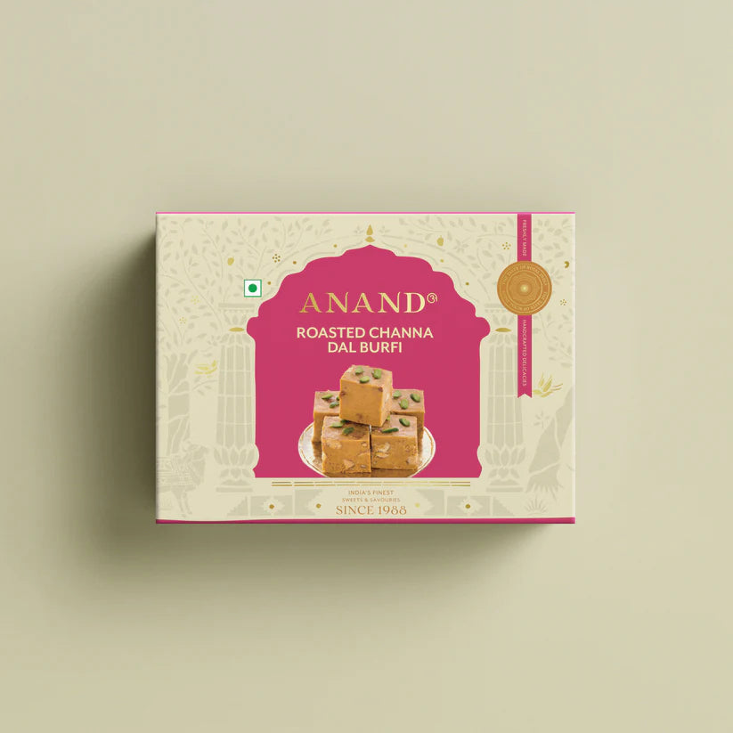 Anand Sweets & Savouries Roasted Channa Dal Burfi | 500 gms