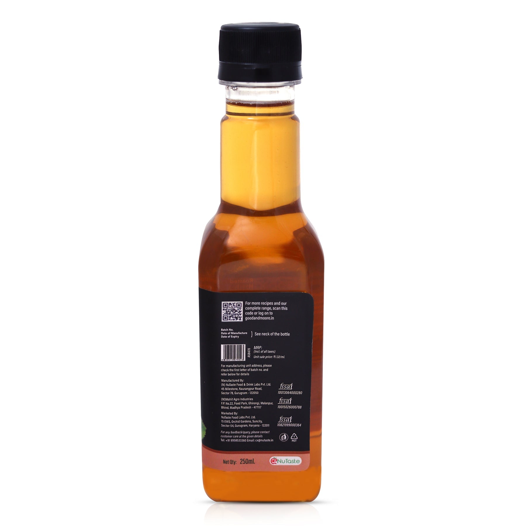 Good & Moore  Roasted Hazelnut Syrup | 250 ML | 750 ML