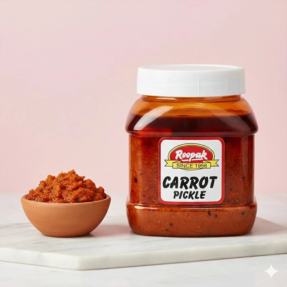Roopak (since 1958) Carrot Pickle (Gajar Ka Achar) - 300 gms