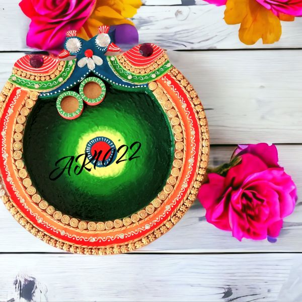 Round Shape Pooja Thali