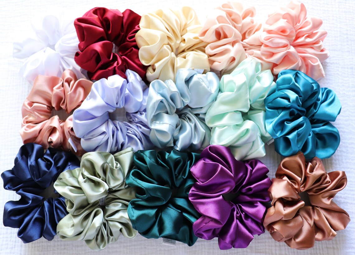 Scrunchie Set of 10 (multi Colour )