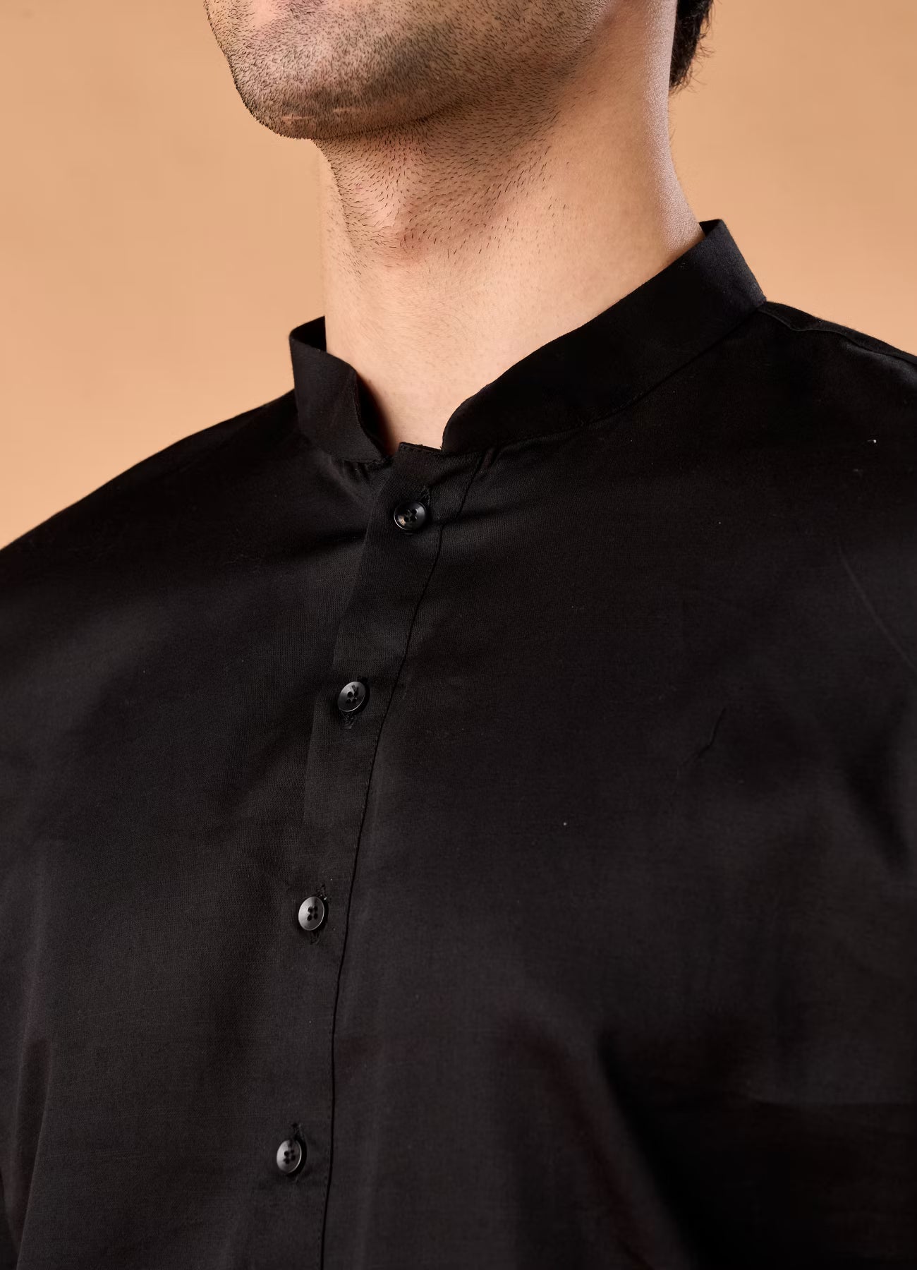 Manyavar Opulent Black Kurta Pajama | Ready To Wear