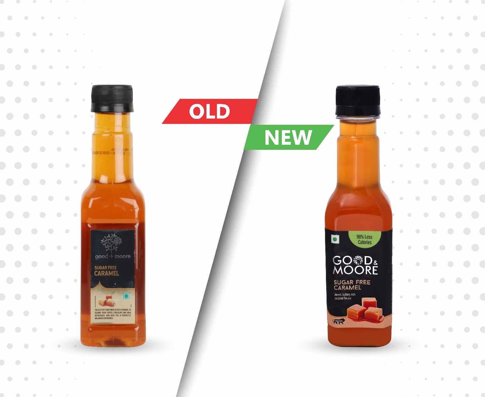 Good & Moore  Sugar free Caramel Syrup |250 ML | 750 ML