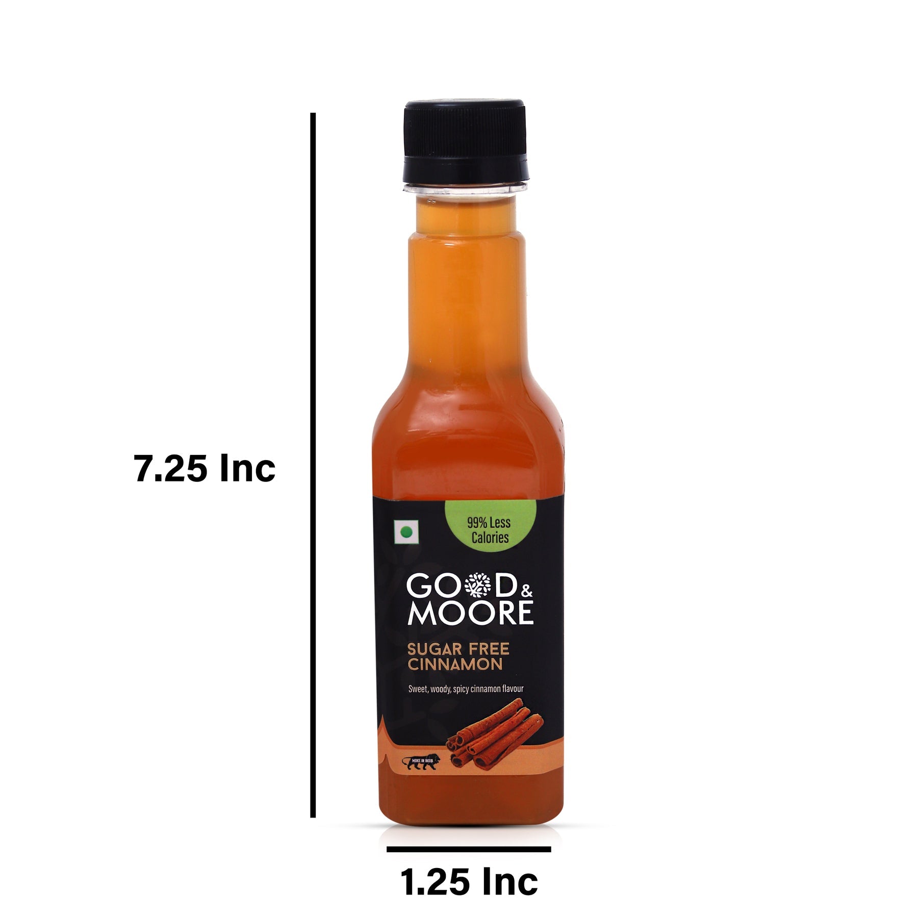 Good & Moore Sugar free Cinnamon Syrup  |250 ML | 750 ML