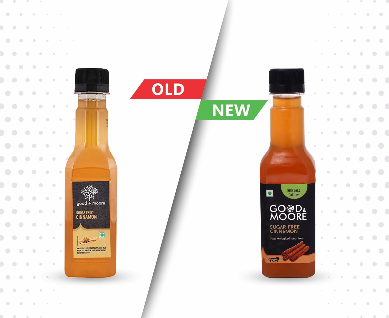 Good & Moore Sugar free Cinnamon Syrup  |250 ML | 750 ML