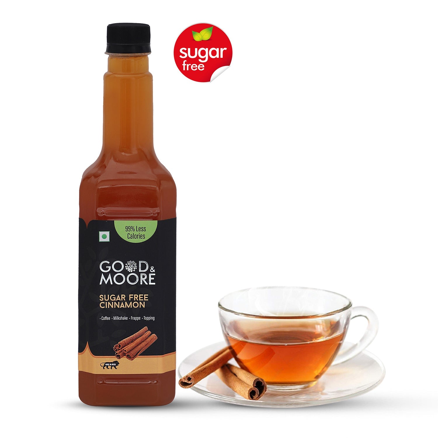 Good & Moore Sugar free Cinnamon Syrup  |250 ML | 750 ML