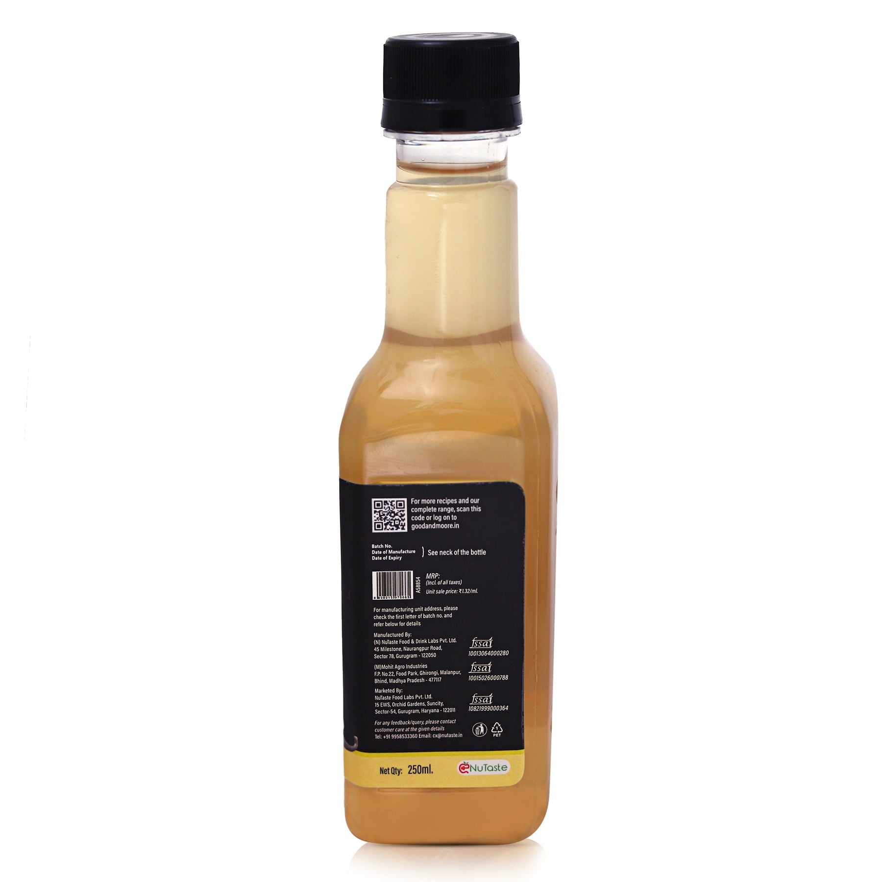 Good & Moore Sugar free Vanilla Syrup | 250 ML | 750 ML