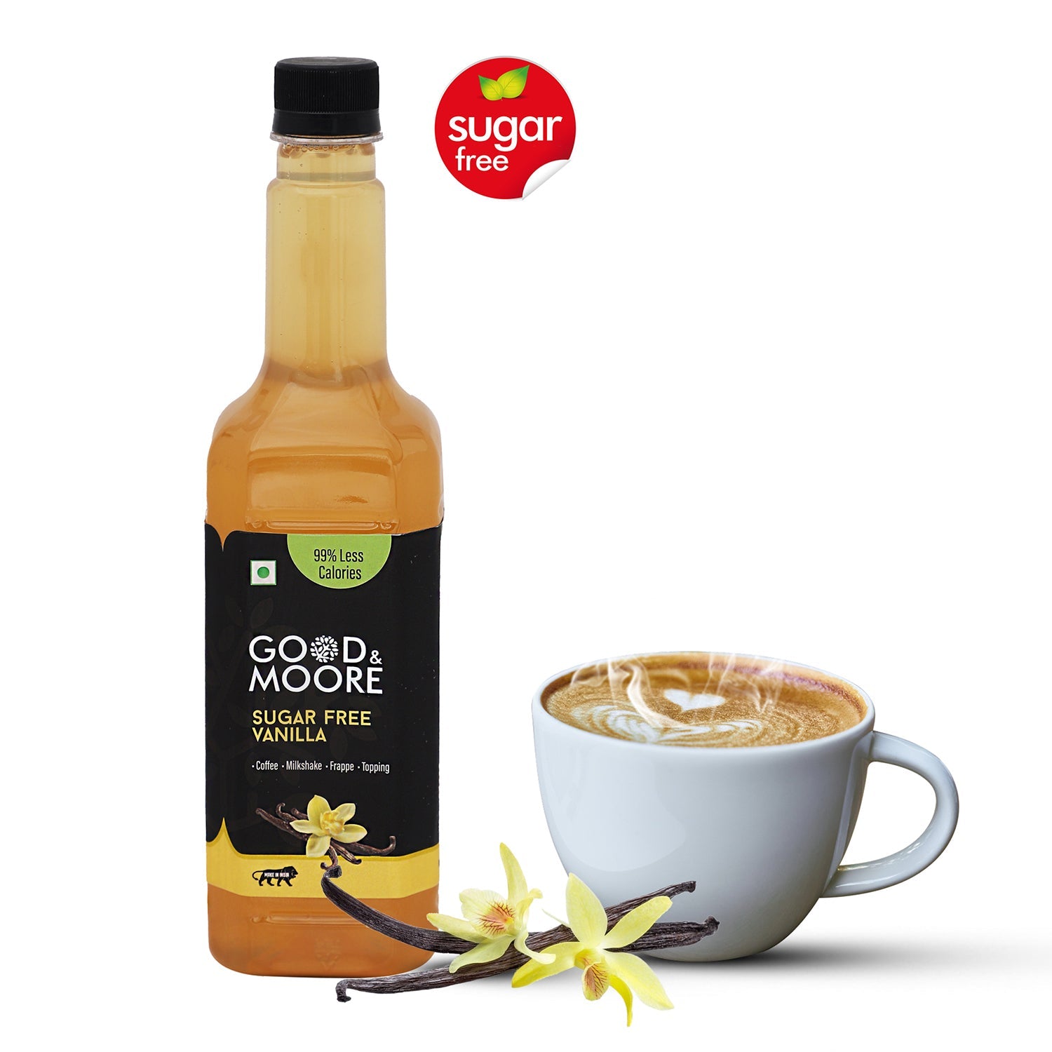 Good & Moore Sugar free Vanilla Syrup | 250 ML | 750 ML