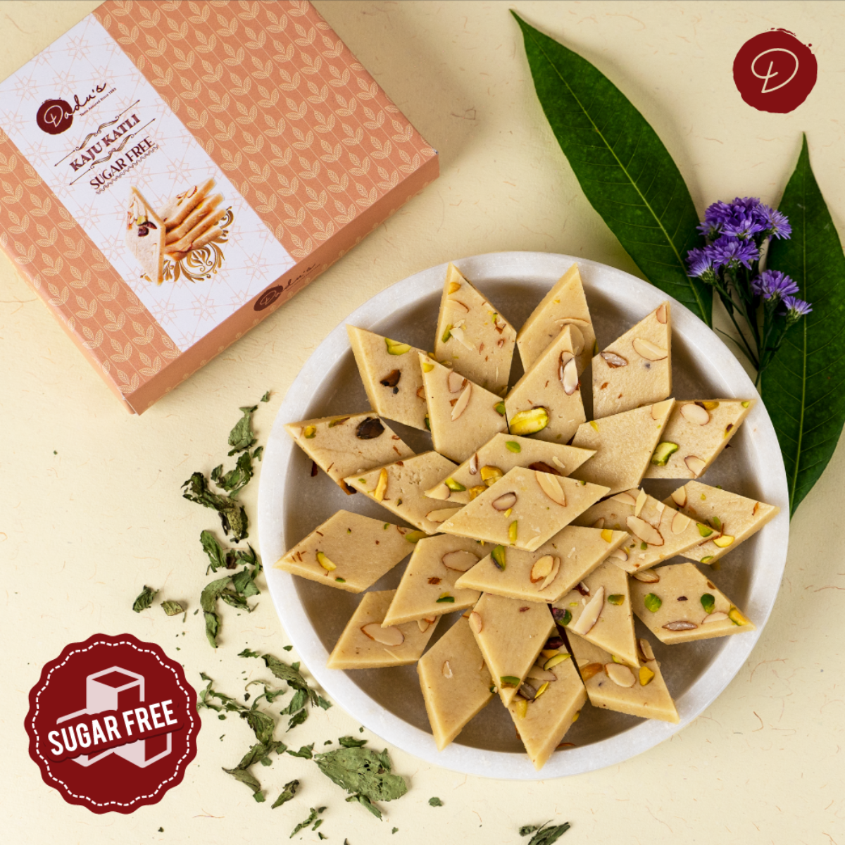 Dadu's Sugarfree Kaju katli 500 gms