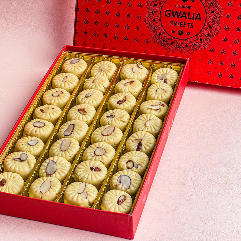 Gwalia Sweets Sada Peda  500 gms - India shopping