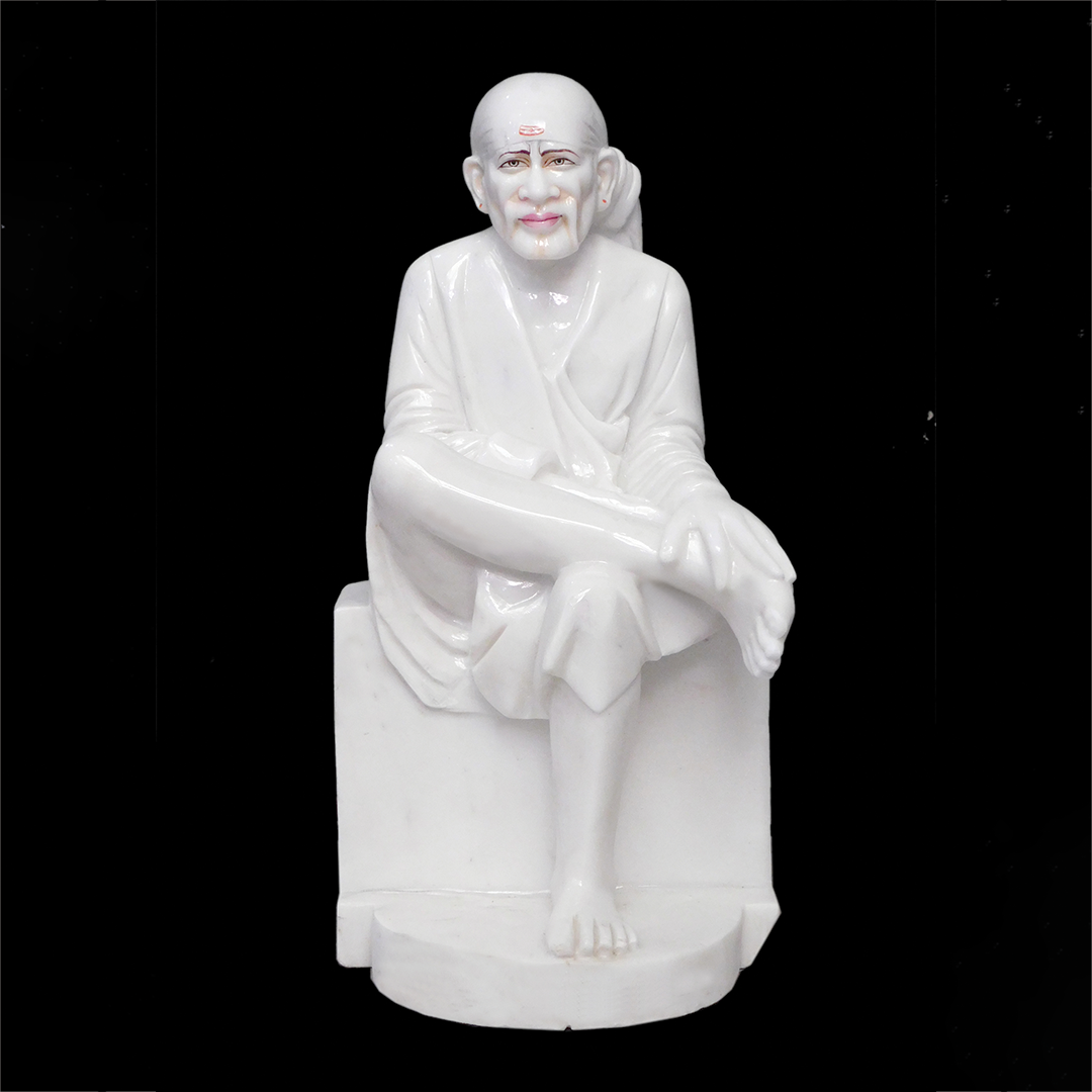 Sai Baba Marble Statue - 24 x 12 x 12