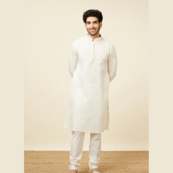 Manyawar Solid Kurta Set - India shopping