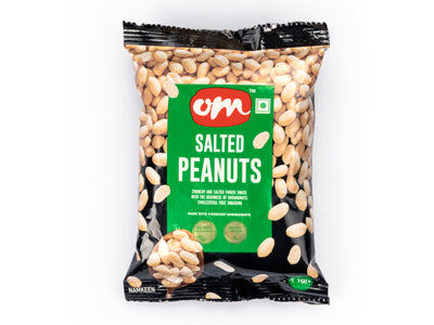 Om Sweets & Snacks Salted / Masala Peanuts  -  200 Gms