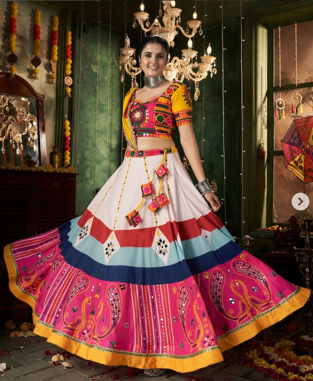 New Navratri Flair Outfit - Ready to wear