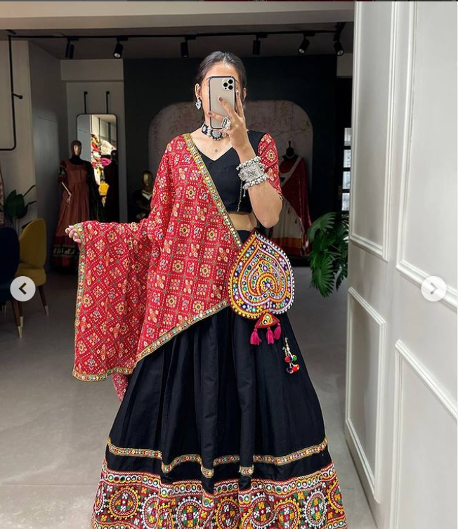 Real Mirror Work Navratri Collection - Ready To Wear