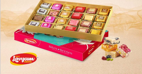 Lovyam Sweets Assorted Premium Mix Bites | 12 pcs