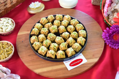 Buy Pyramid Baklava 500g - Rasranjan Sweets | Rich Nutty Delight