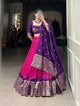Chanderi Silk Lehenga Choli With Zari Weaving Work | Ready To Wear
