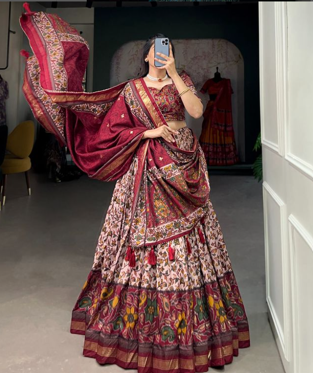 Tussar Silk Lehenga - Ready to wear