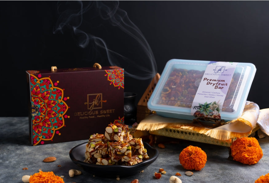 Jk Delicious Sweet Premium Dryfruit Bar | 500 gms