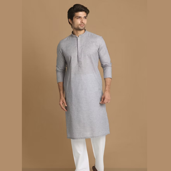 Manyawar Solid Kurta Set