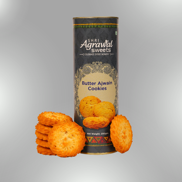Shri Agarwal Butter Ajwain Cookies 200gms
