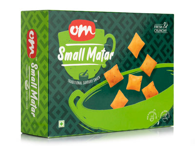 Om Sweets & Snacks Small Mutter -  250 Gms