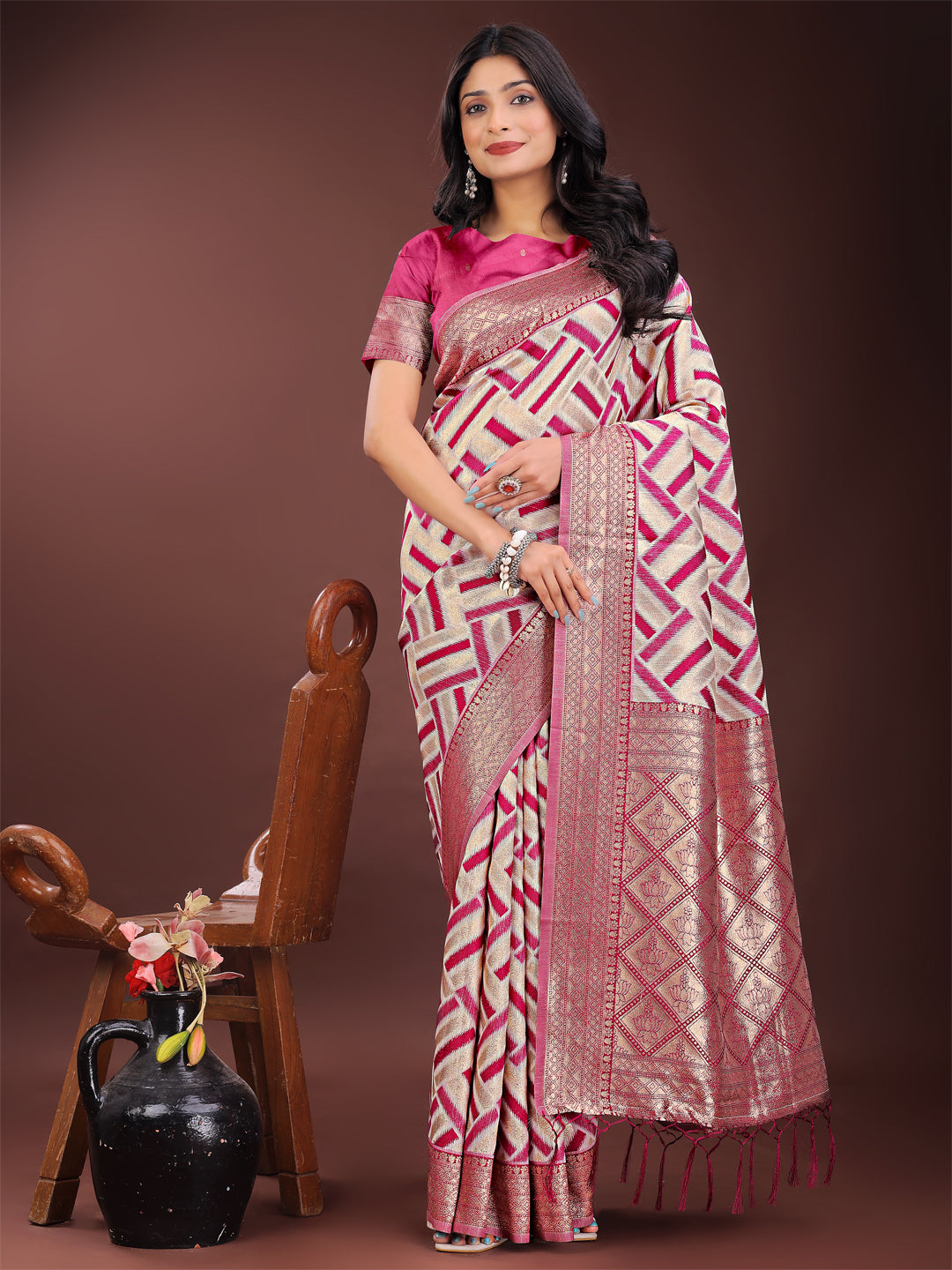 Sootra: Linen Cotton Chronicles  Saree Collection| Ready To Wear                     SKU-ASLIQ3001 to 05
