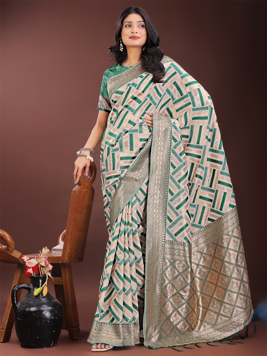 Sootra: Linen Cotton Chronicles  Saree Collection| Ready To Wear                     SKU-ASLIQ3001 to 05
