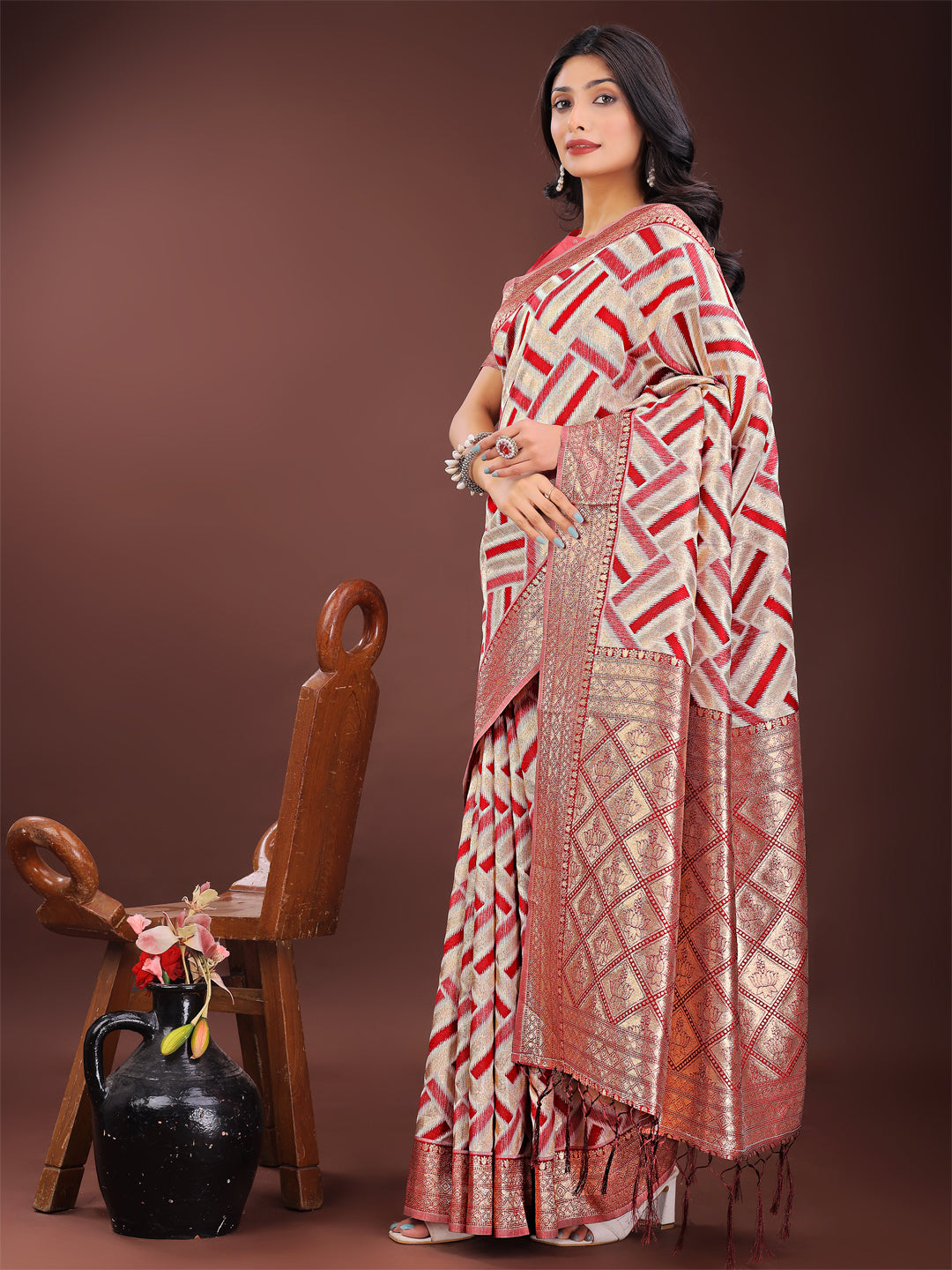 Sootra: Linen Cotton Chronicles  Saree Collection| Ready To Wear                     SKU-ASLIQ3001 to 05