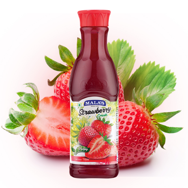 Strawberry Crush 1L PET Bottle