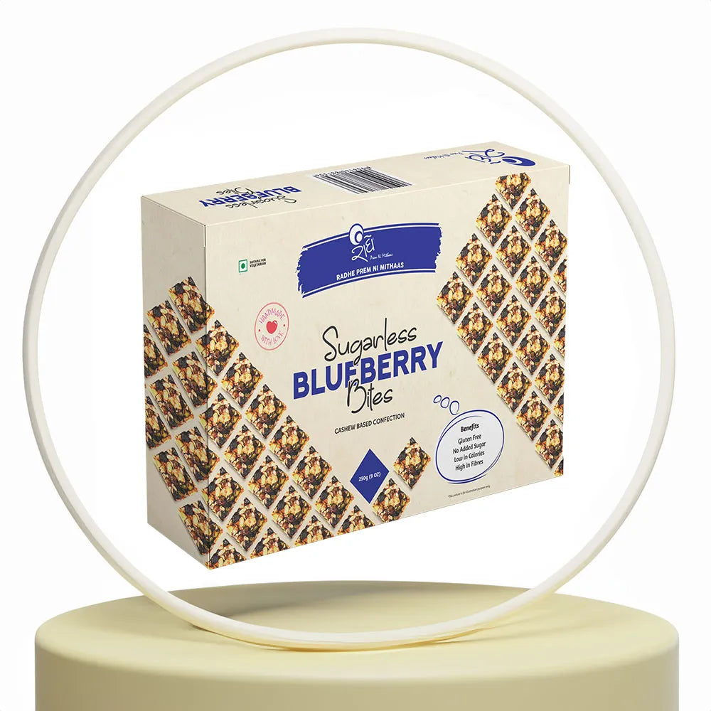 Radhe Prem Ki Mithaas Sugarless Blueberry Bites - 500 gms