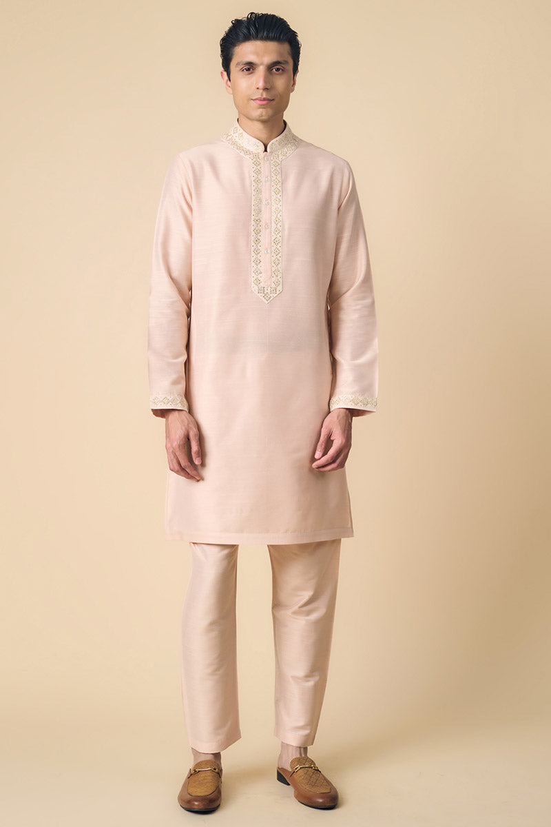 Kurta Set with Fine Thread And Gota Work