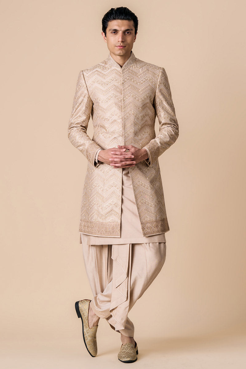 All Over Embroidered Sherwani