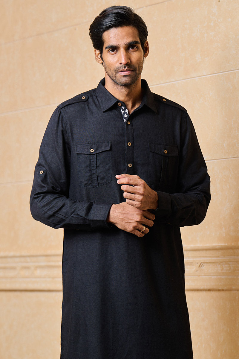 Pathani styled kurta