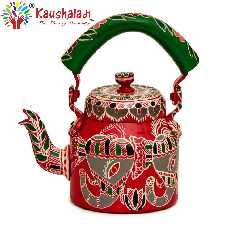 Hand Painted Kettle : Elephant