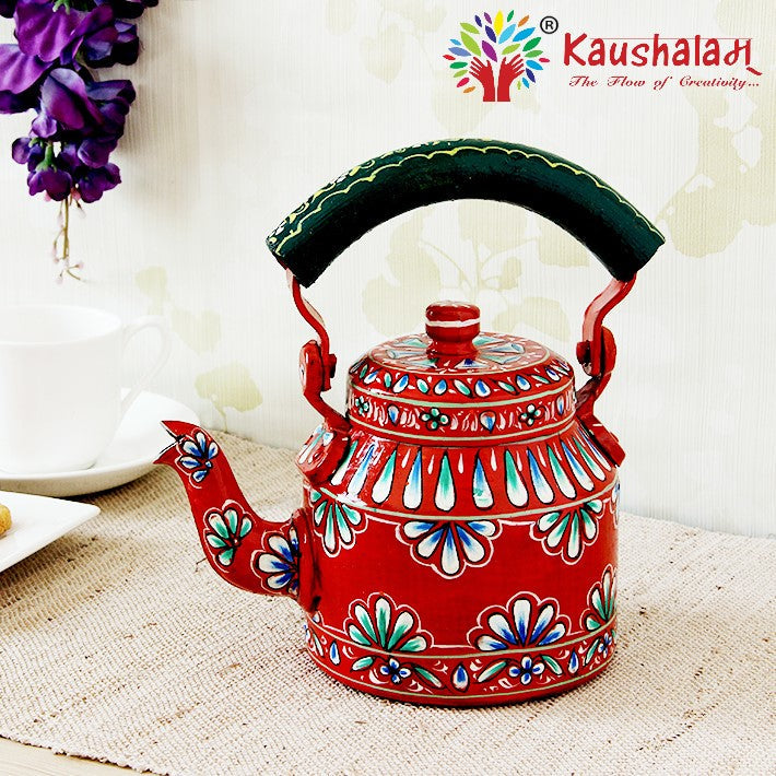 Hand Painted Kettle : Rangoli