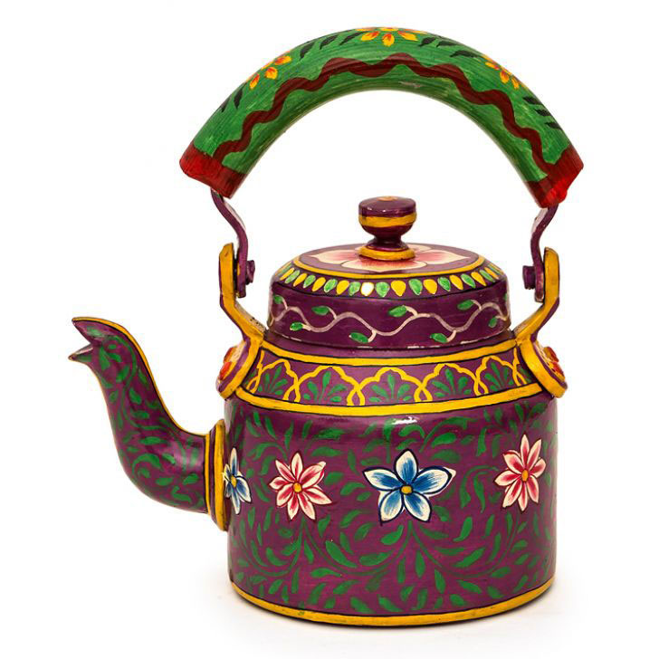 Kaushalam Tea Kettle: Floral II