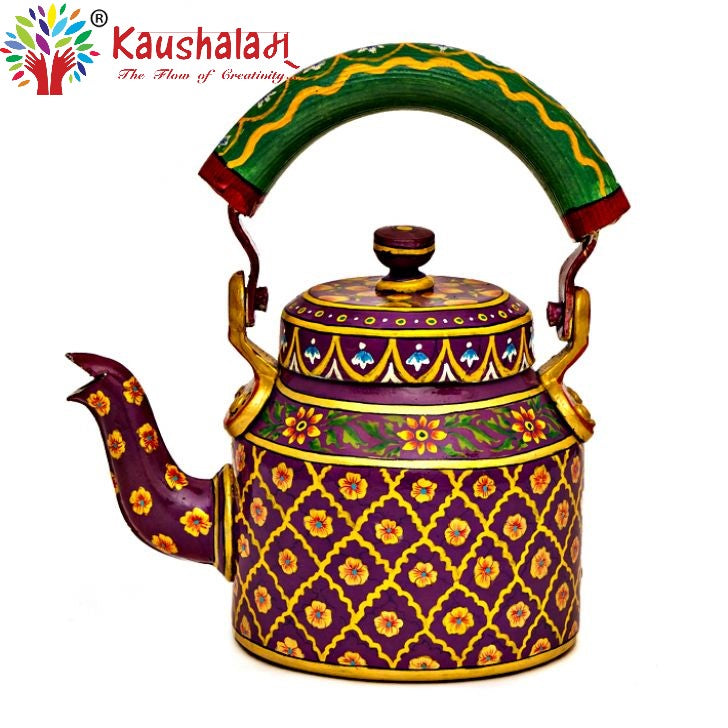 Hand Painted Kettle : Simply Royal