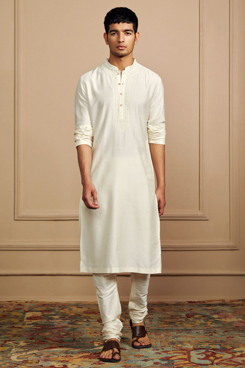 Kurta With Resham Embroidery