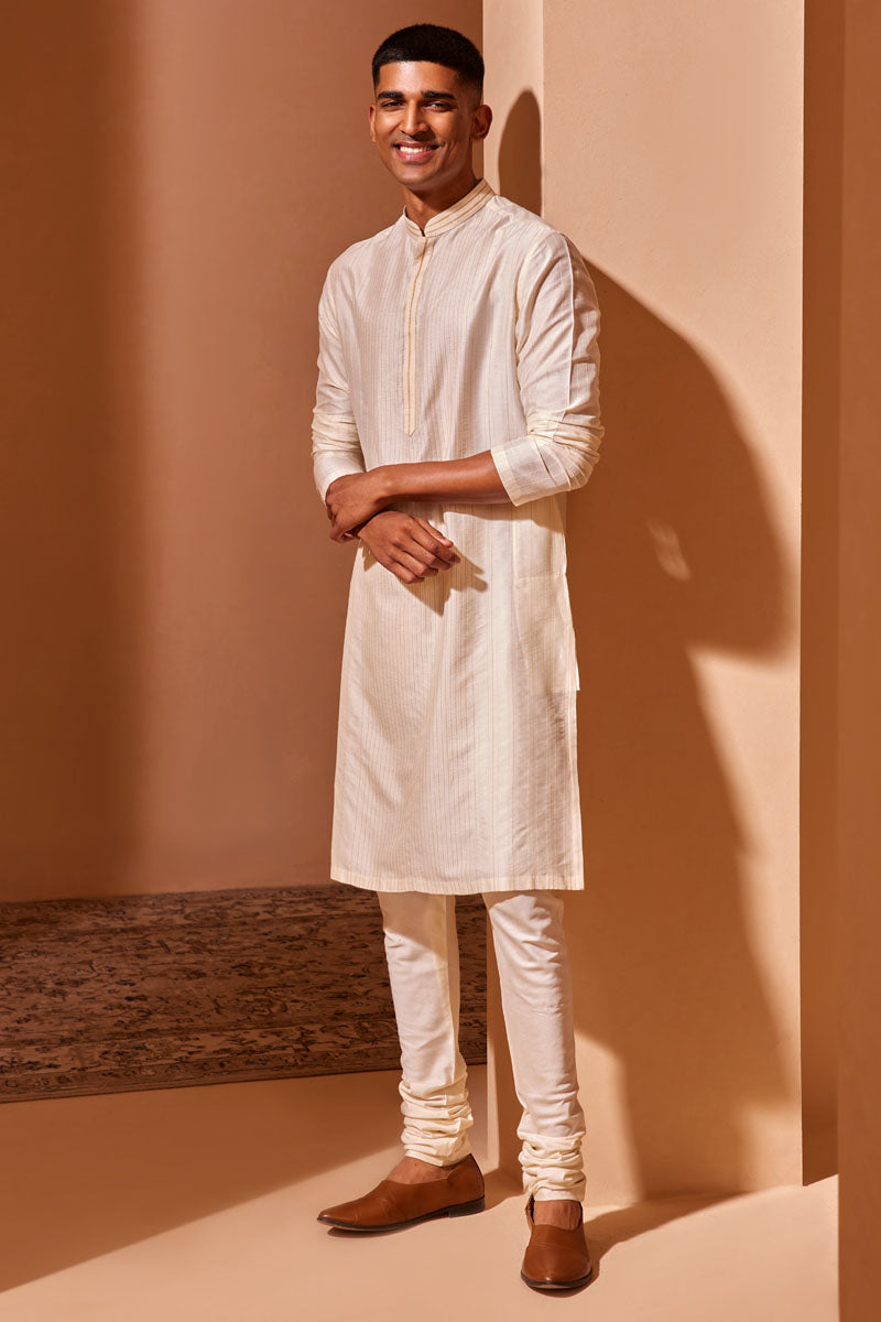 All Over Textured Kurta Set