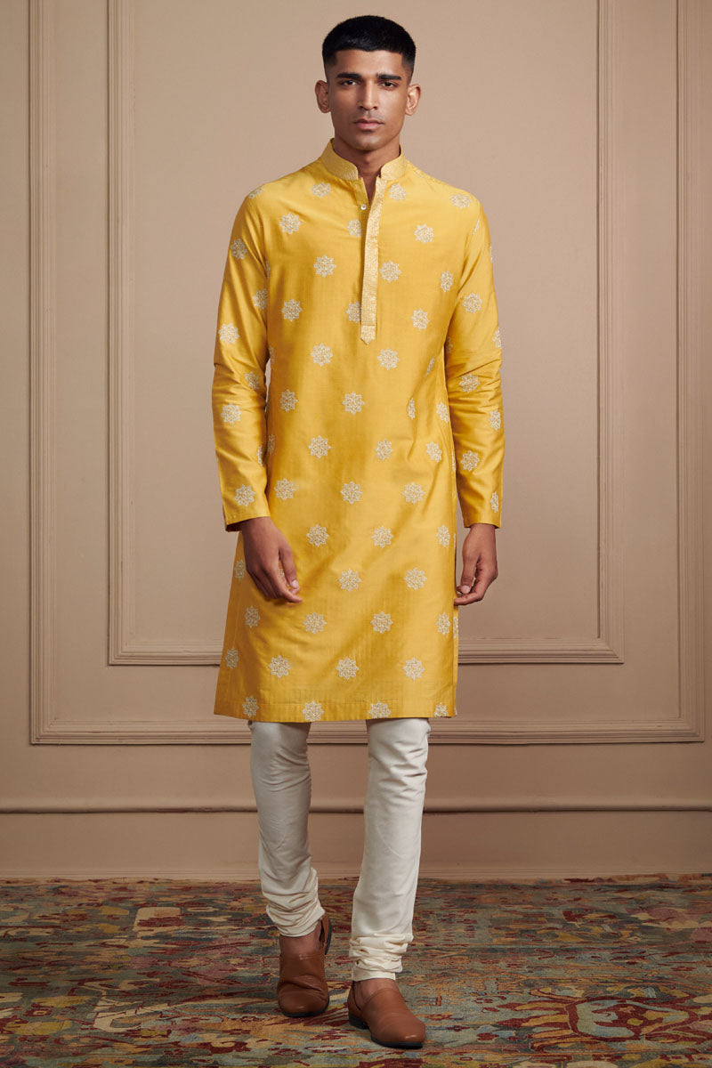 All over Butta Embroidered Kurta set