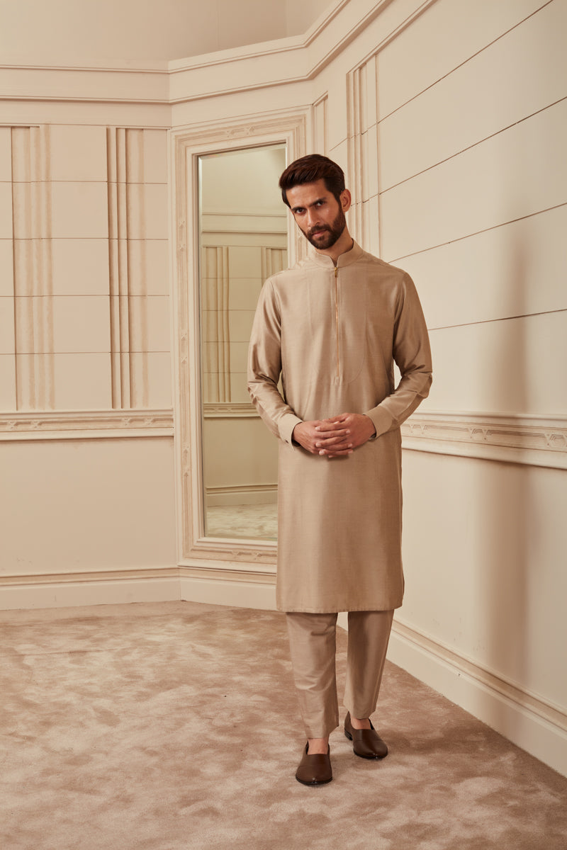 Kurta With Zipper Placket