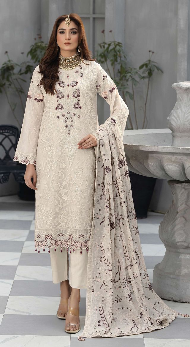Traditional Suit With Embroidery Work | Ready To Wear