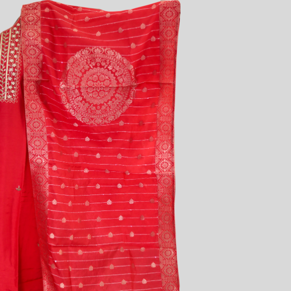 Tamato Red Elegent Kurta Set