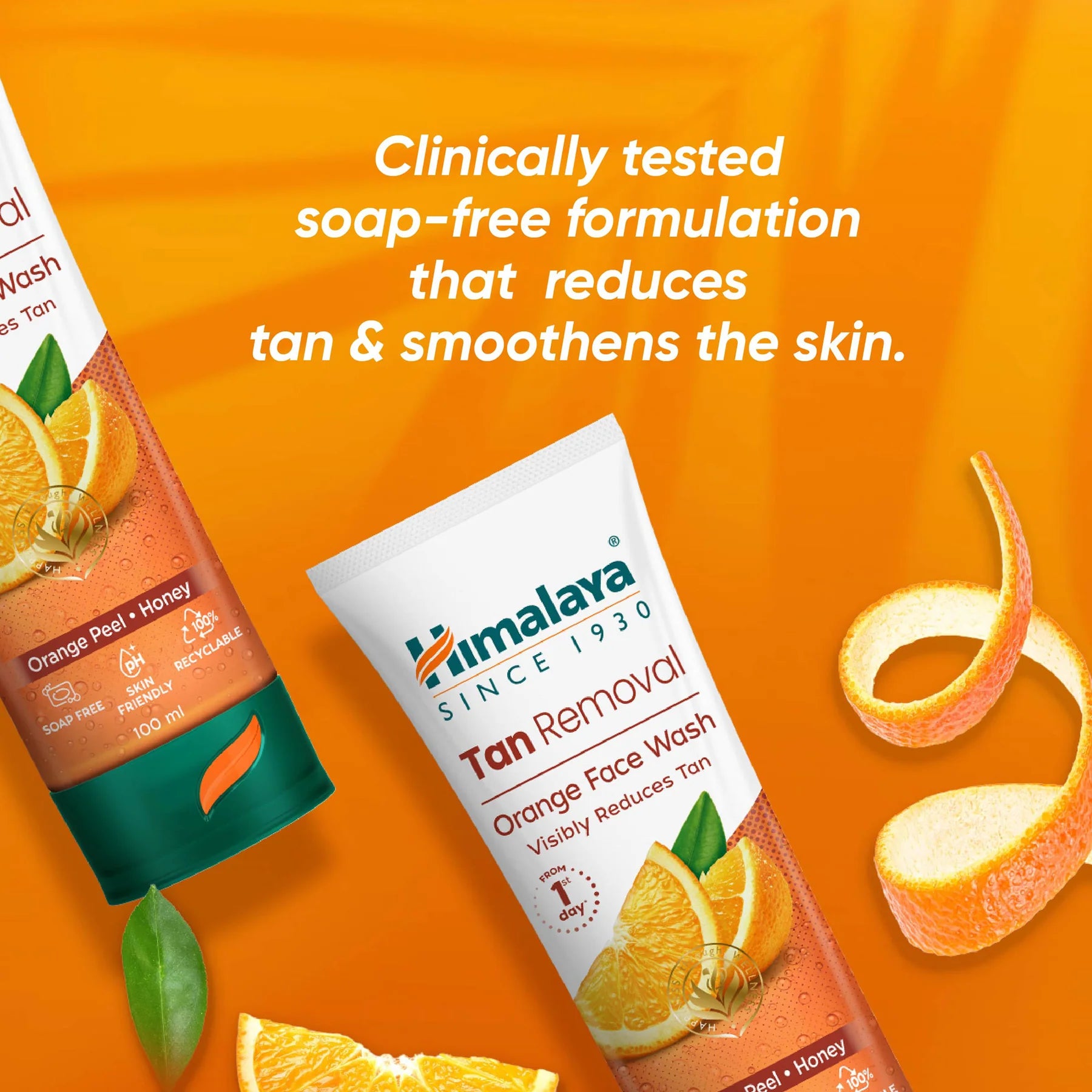 Himalaya Wellness Tan Removal Orange Face Wash | 100 ml